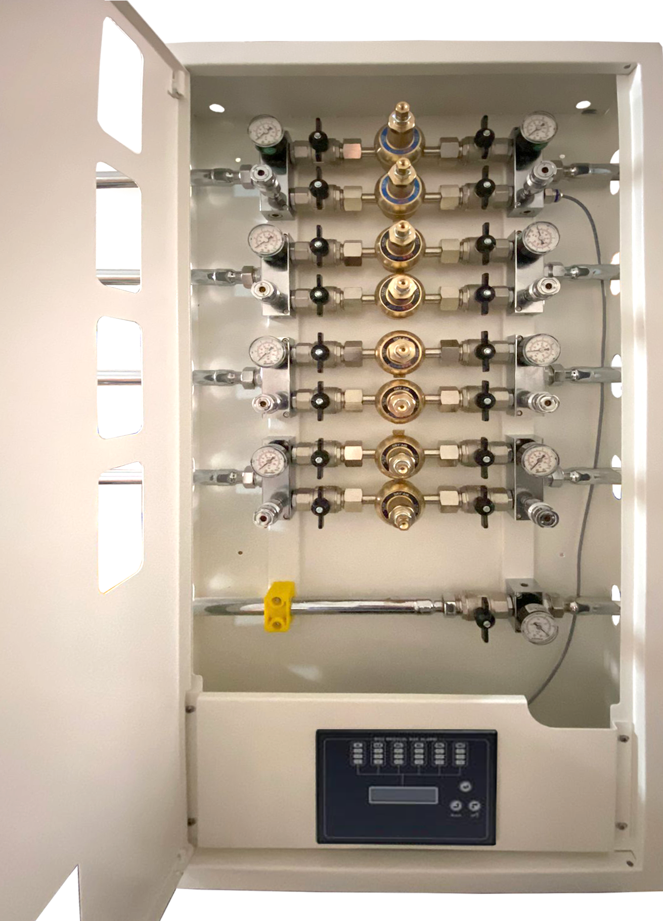 Area Valve Service Unit with Double Regulator 4 Gas