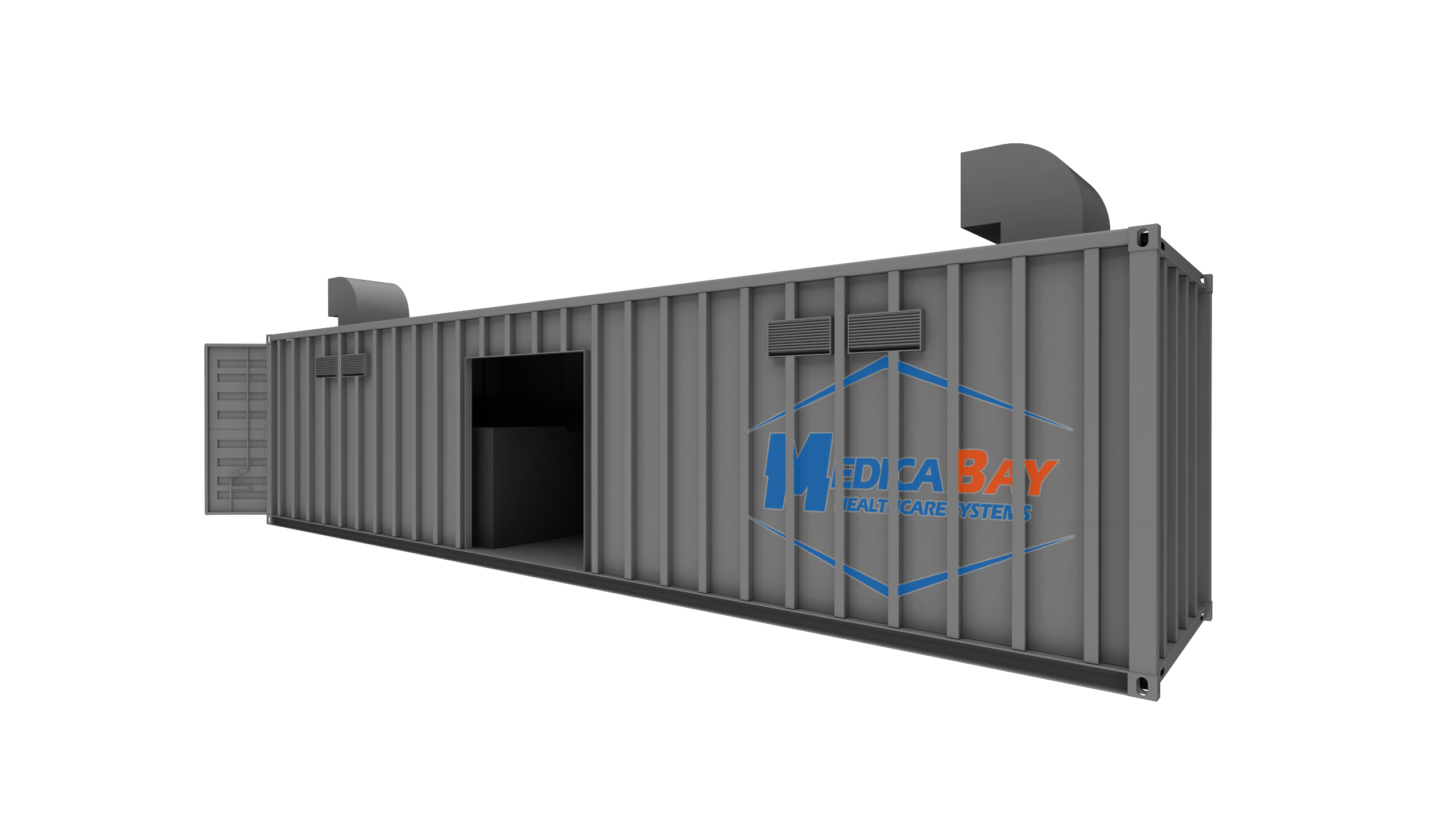 Oxygen Generating Plant In Container - Render